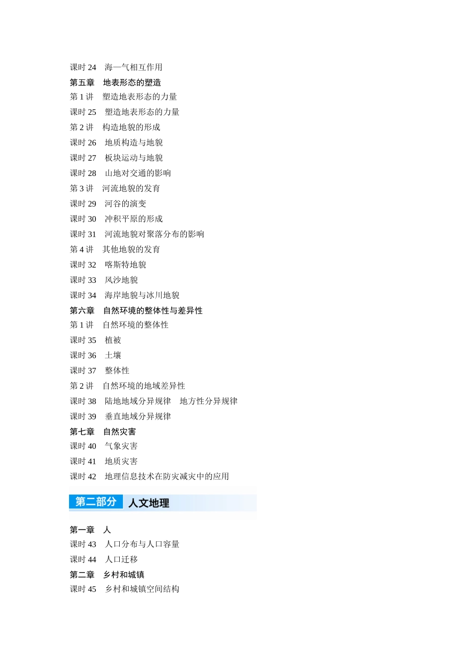 （人教版）复习讲义目录.docx_第2页