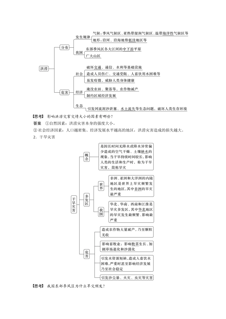 2024年高考地理一轮复习（新人教版） 第1部分　第7章　课时40　气象灾害.docx_第2页