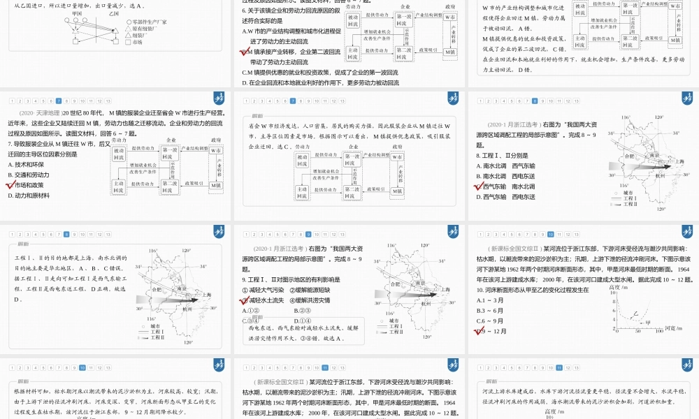 2024年高考地理一轮复习（新人教版） 第3部分　第4章　真题专练.pptx