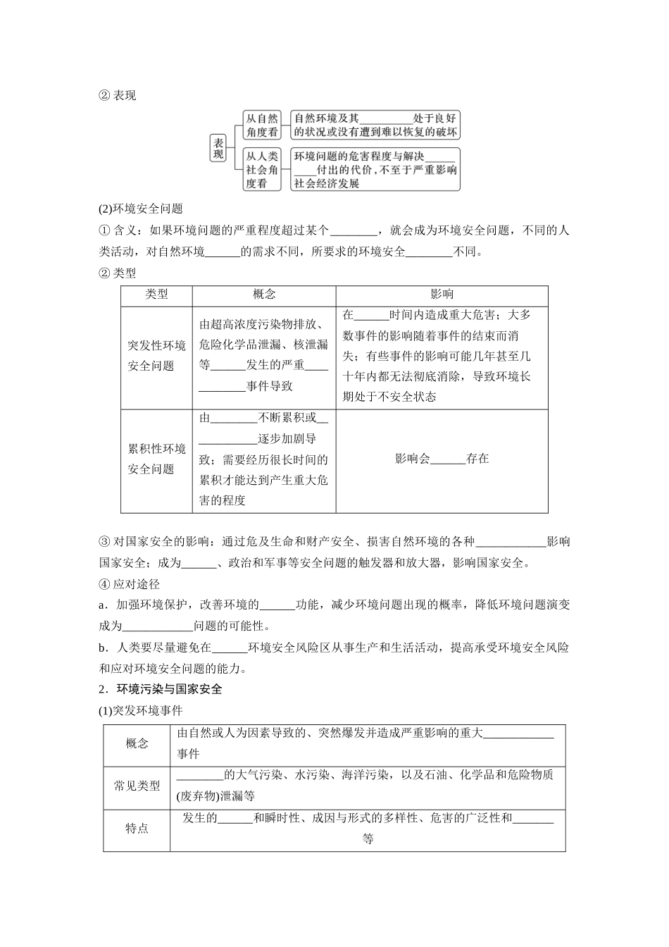 第四部分　第三章　课时74　环境污染与国家安全.docx_第2页