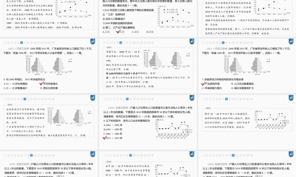 2024年高考地理一轮复习（新人教版） 第2部分　第1章　真题专练.pptx