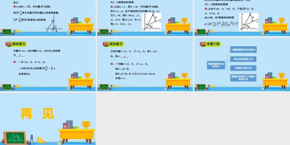 2.5.2向量数量积的坐标表示-2020-2021学年高一数学同步精美课件（北师大版2019必修第二册）.pptx