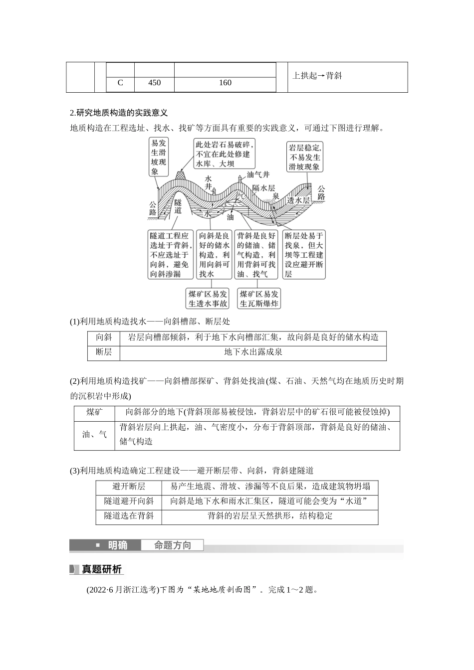 第一部分　第五章　第2讲　课时26　地质构造与地貌.docx_第3页
