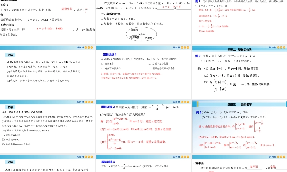 [28069116]第9章 复数 【复习课件】-2020-2021学年新教材高一数学下册单元复习（沪教版2020必修第二册）.pptx