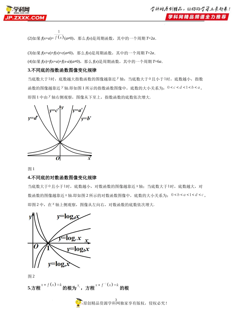 【考前叮咛】备战2023高考数学考前必备4（二级结论）.docx_第3页