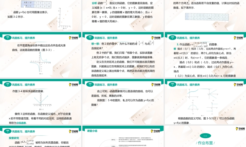 3.1.2函数的表示方法（课件）-【中职专用】高一数学同步精品课堂（人教版2021·基础模块上册）.pptx