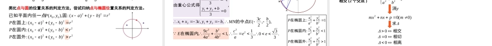 3.1.2 椭圆的简单几何性质（第1课时 含3个微专题）（教学课件）-2023-2024学年高二数学同步精品课堂（人教A版2019选择性必修第一册）.pptx