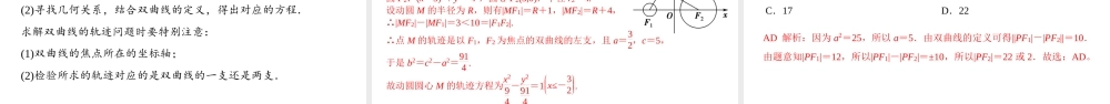 3.2.1 双曲线及其标准方程（课件）-2022-2023学年高二数学同步精品课堂（人教A版2019选择性必修第一册）.pptx