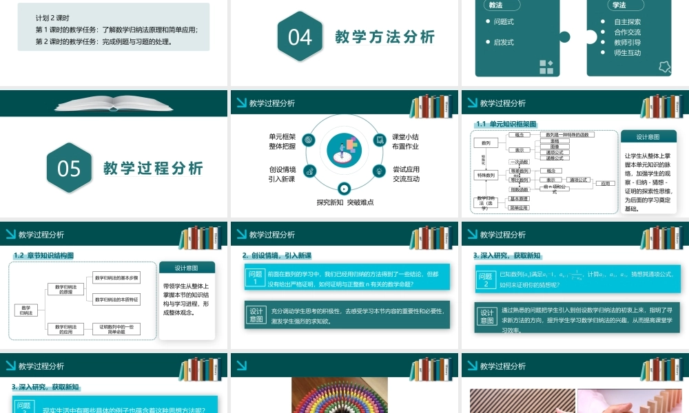 4.4数学归纳法说课课件-2021-2022学年高二下学期数学人教A版（2019）选择性必修第二册.pptx