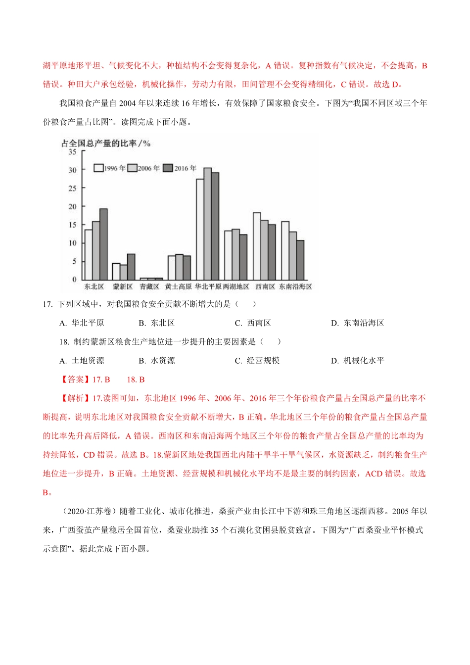专题10农业（解析版） .pdf_第2页
