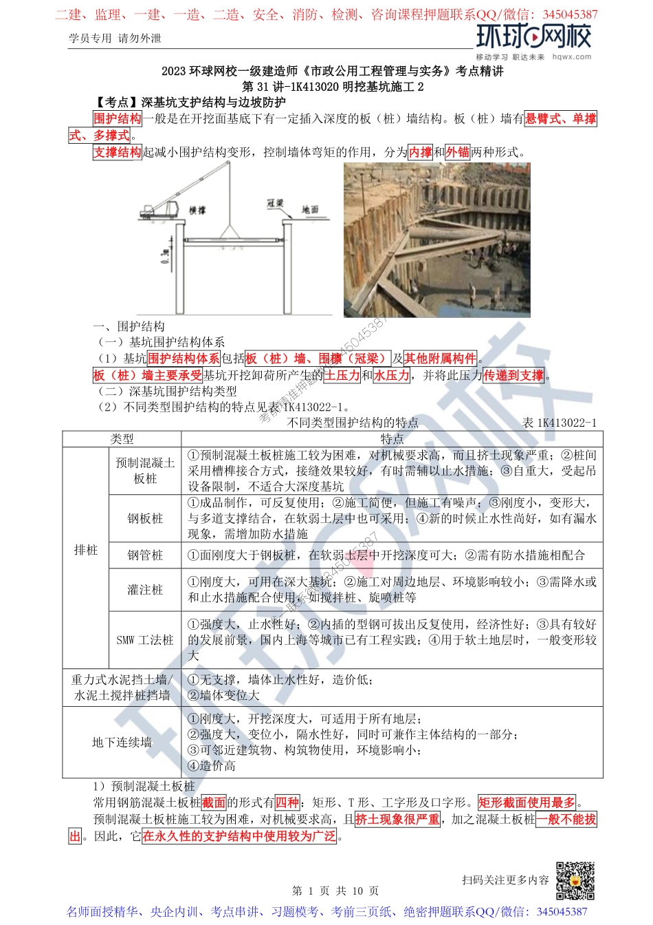 （陈明）2023一建市政考点精讲-第31讲-1K413020明挖基坑施工2_b37ec06ba160feea610a25128af81d0c6d6df0c6.pdf_第1页