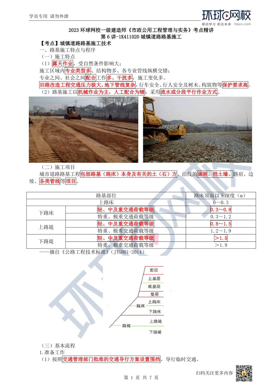 （陈明）2023一建市政考点精讲-第6讲-1K411020城镇道路路基施工_79de2c00dc691aef183e67e1d4a48203a021693e.pdf_第1页