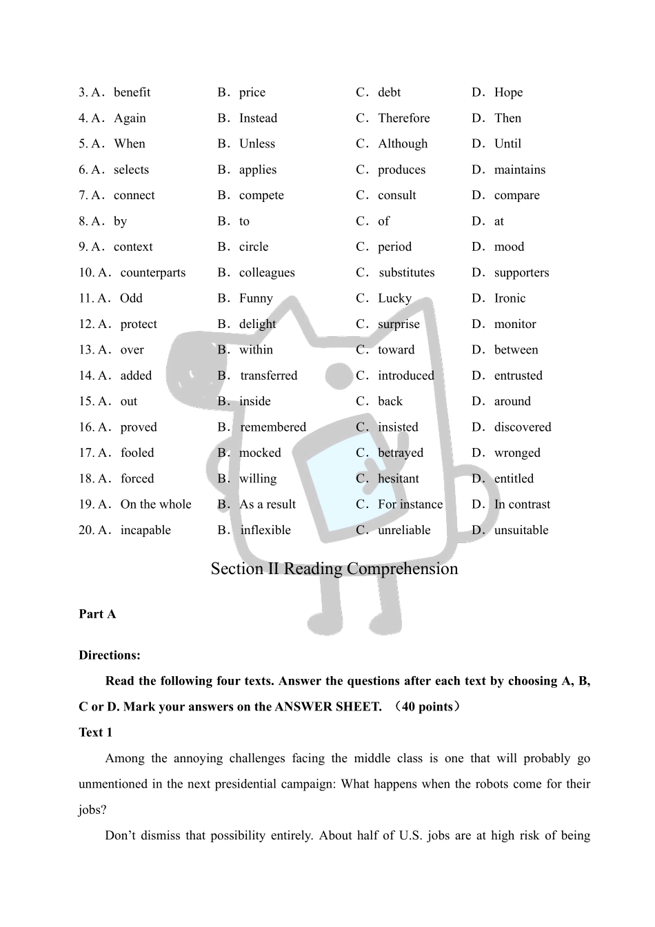 知乎·2018 年全国硕士研究生入学统一考试英语一试题.pdf_第2页