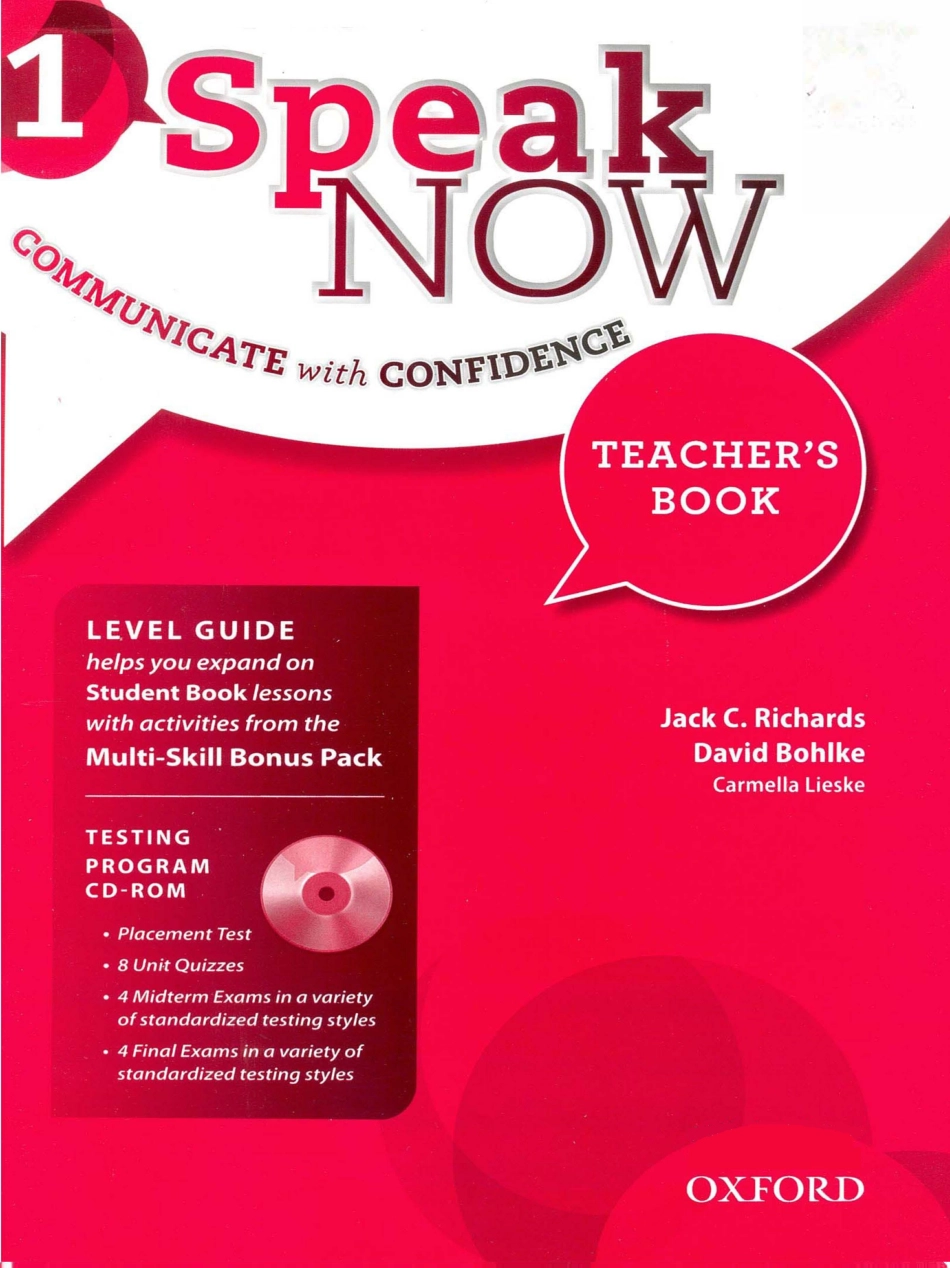 Speak Now Teacher's Book 1.pdf_第1页