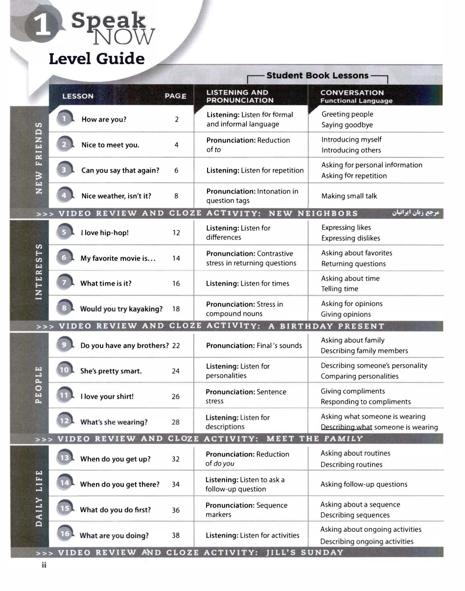 Speak Now Teacher's Book 1.pdf_第3页