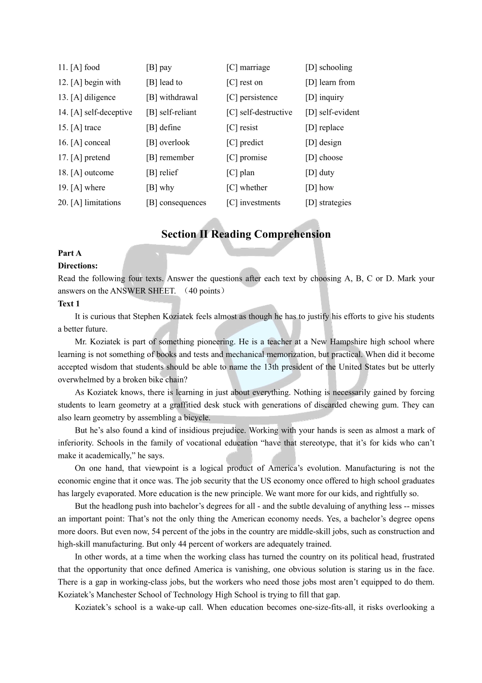 知乎·2018 年全国硕士研究生入学统一考试英语二试题.pdf_第2页