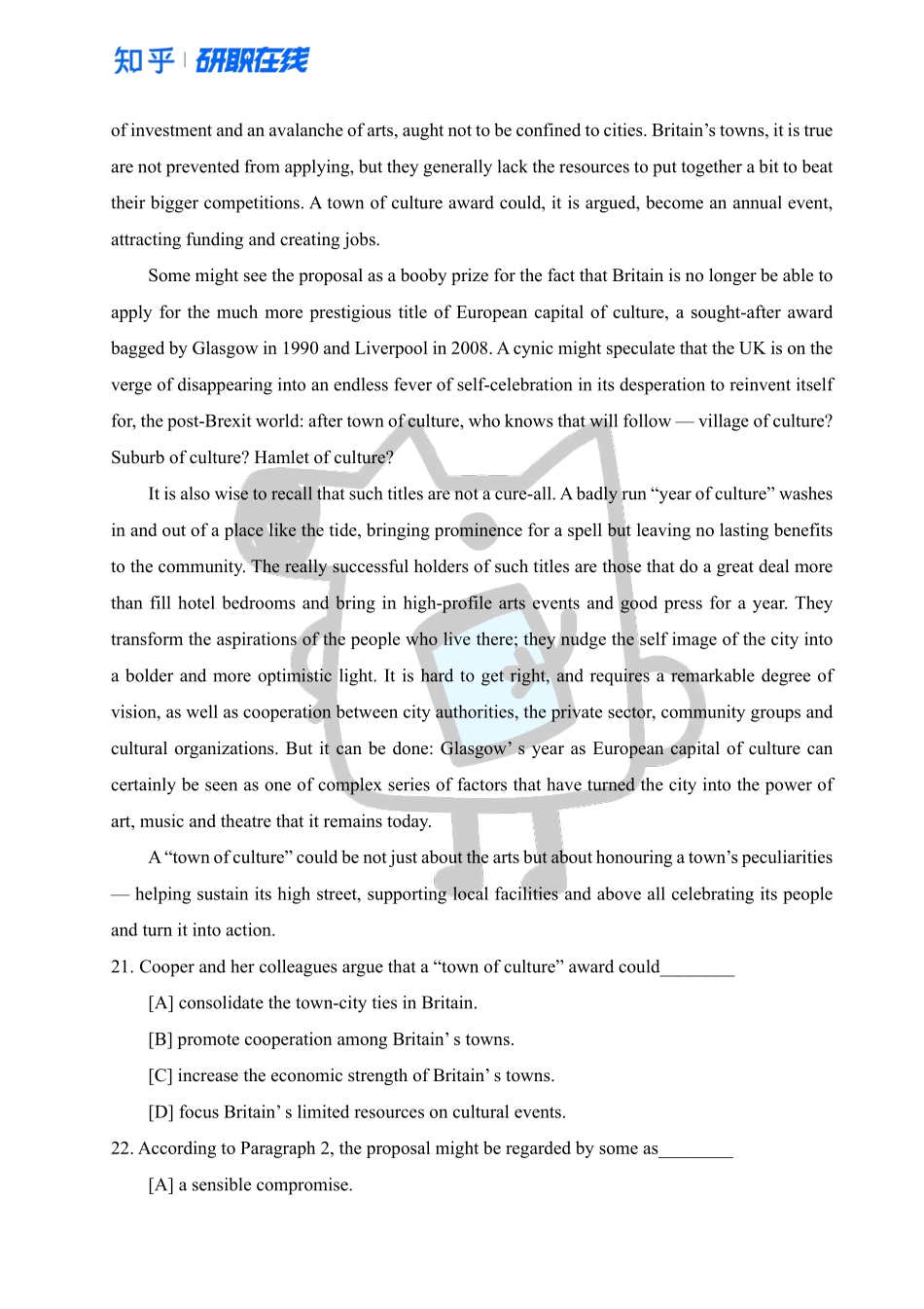 知乎·2020 年全国硕士研究生入学统一考试英语一试题.pdf_第3页