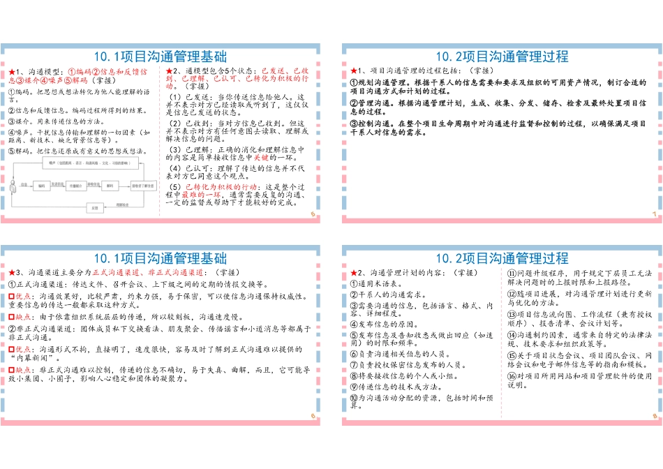 15讲-【第10章】项目沟通和干系人管理1P4版(1).pdf_第2页