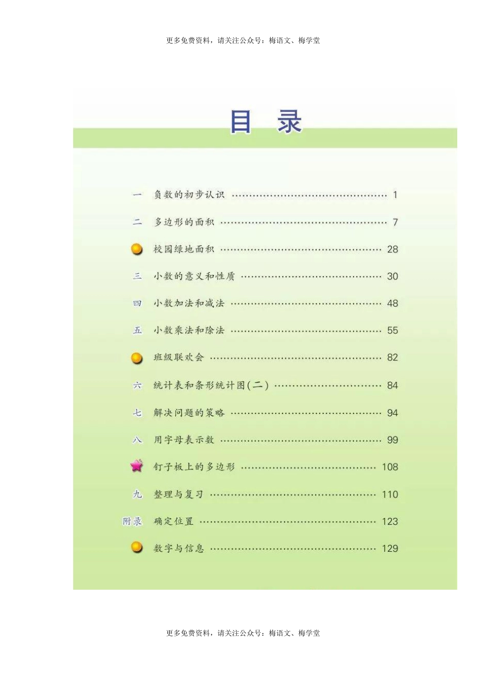 2019秋季苏教版小学数学五年级上册电子课本.pdf_第3页