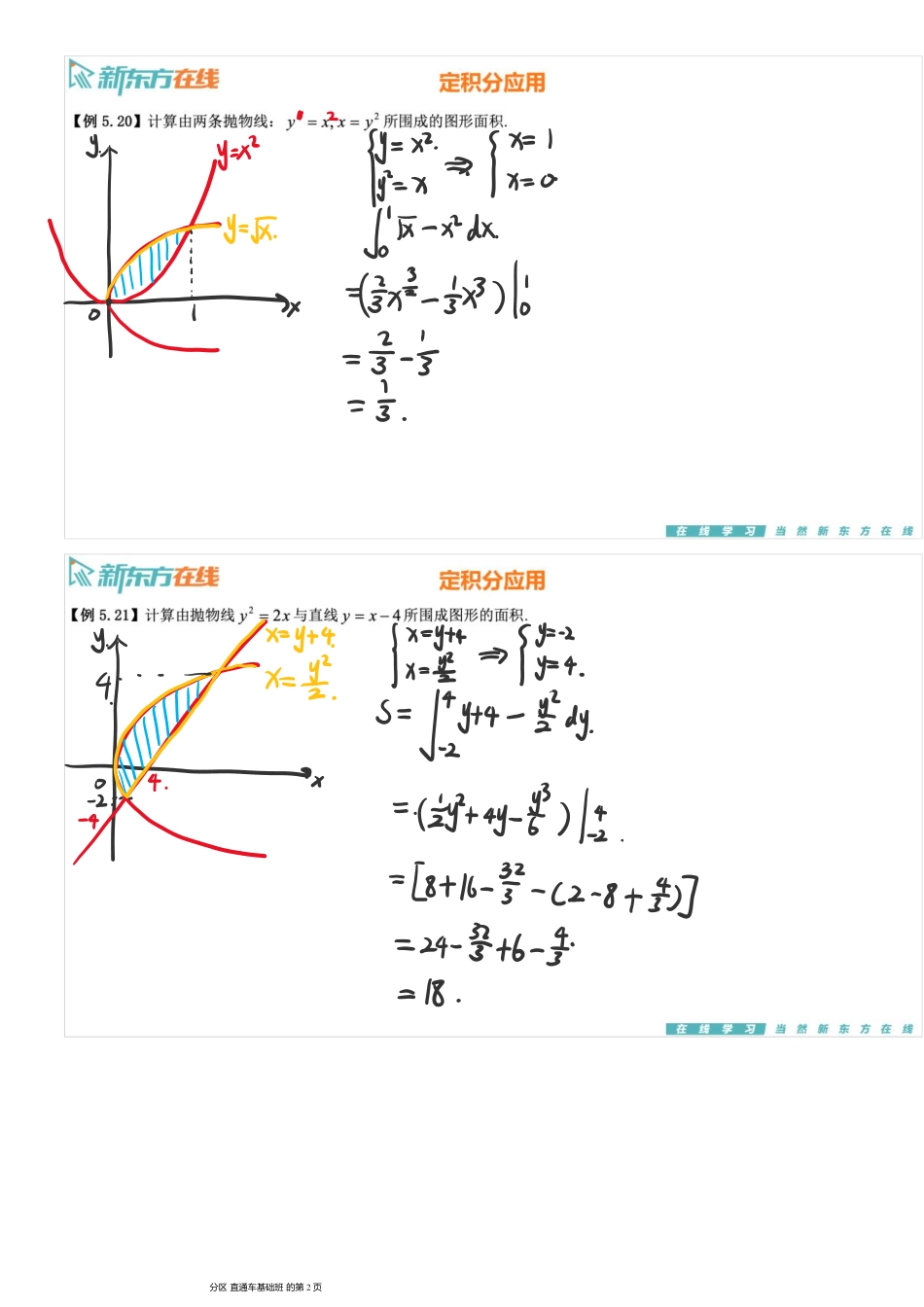 第5章5-定积分应用【公众号：小盆学长】免费分享.pdf_第2页