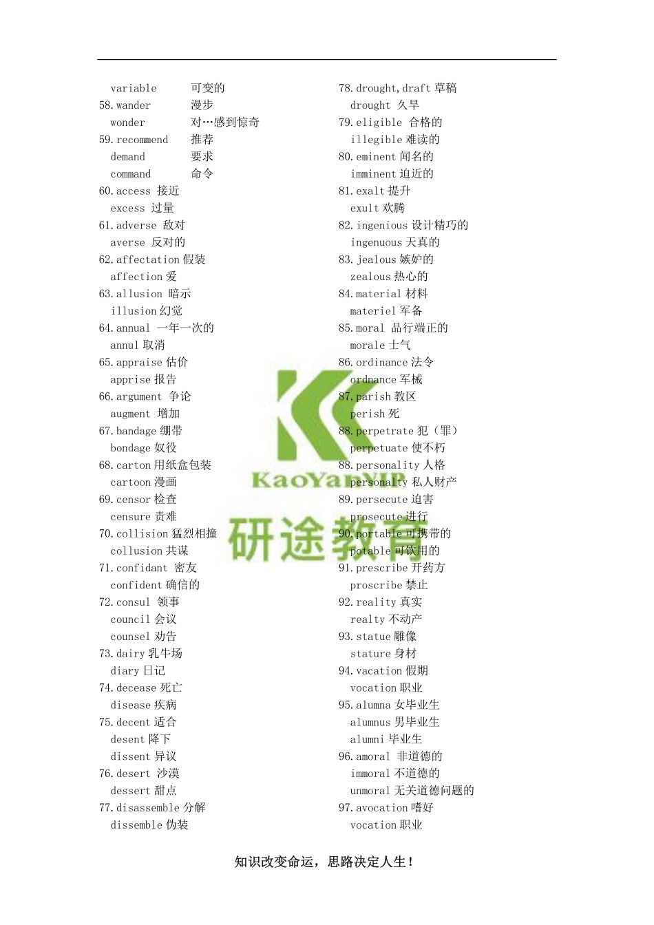 考研英语近义近形词辨析.pdf_第3页