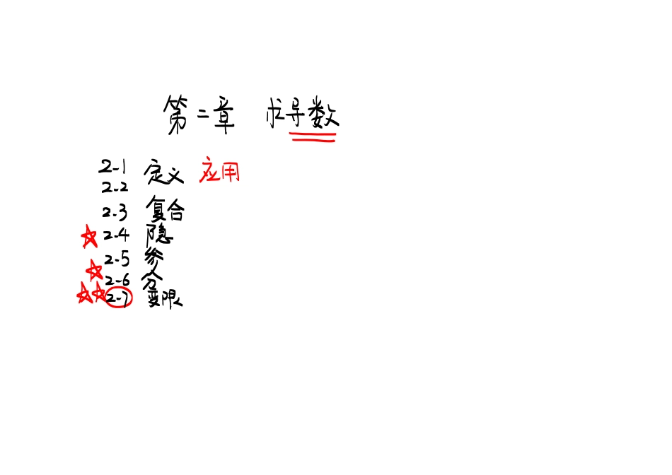 第二章_求导数【公众号：小盆学长】免费分享(1).pdf_第1页