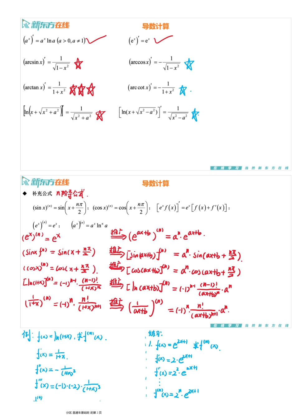 第2章2-导数计算【公众号：小盆学长】免费分享.pdf_第2页