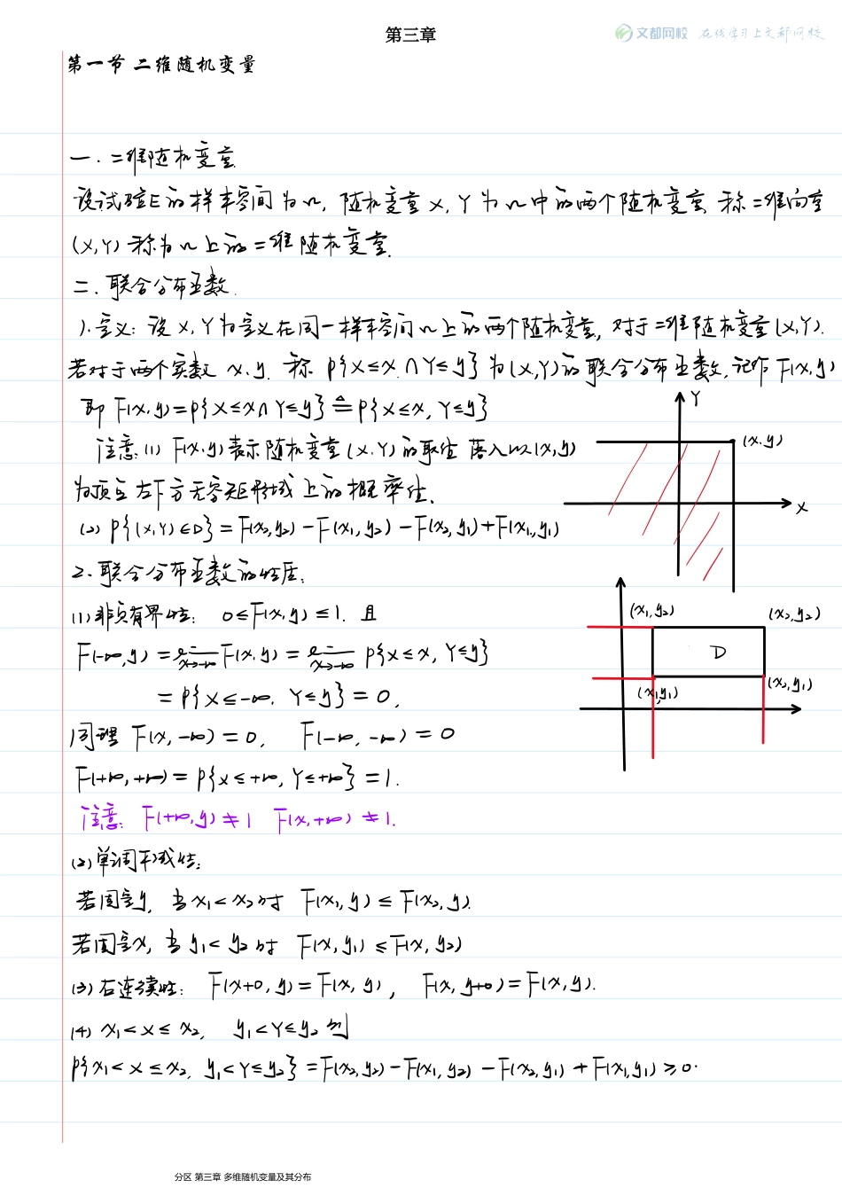 11.考研数学大学同步概率-现场板书（3-5章）韩长安【公众号：小盆学长】免费分享.pdf_第1页