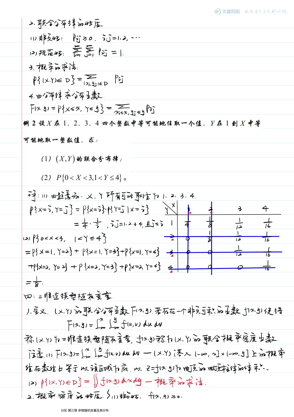 11.考研数学大学同步概率-现场板书（3-5章）韩长安【公众号：小盆学长】免费分享.pdf_第3页