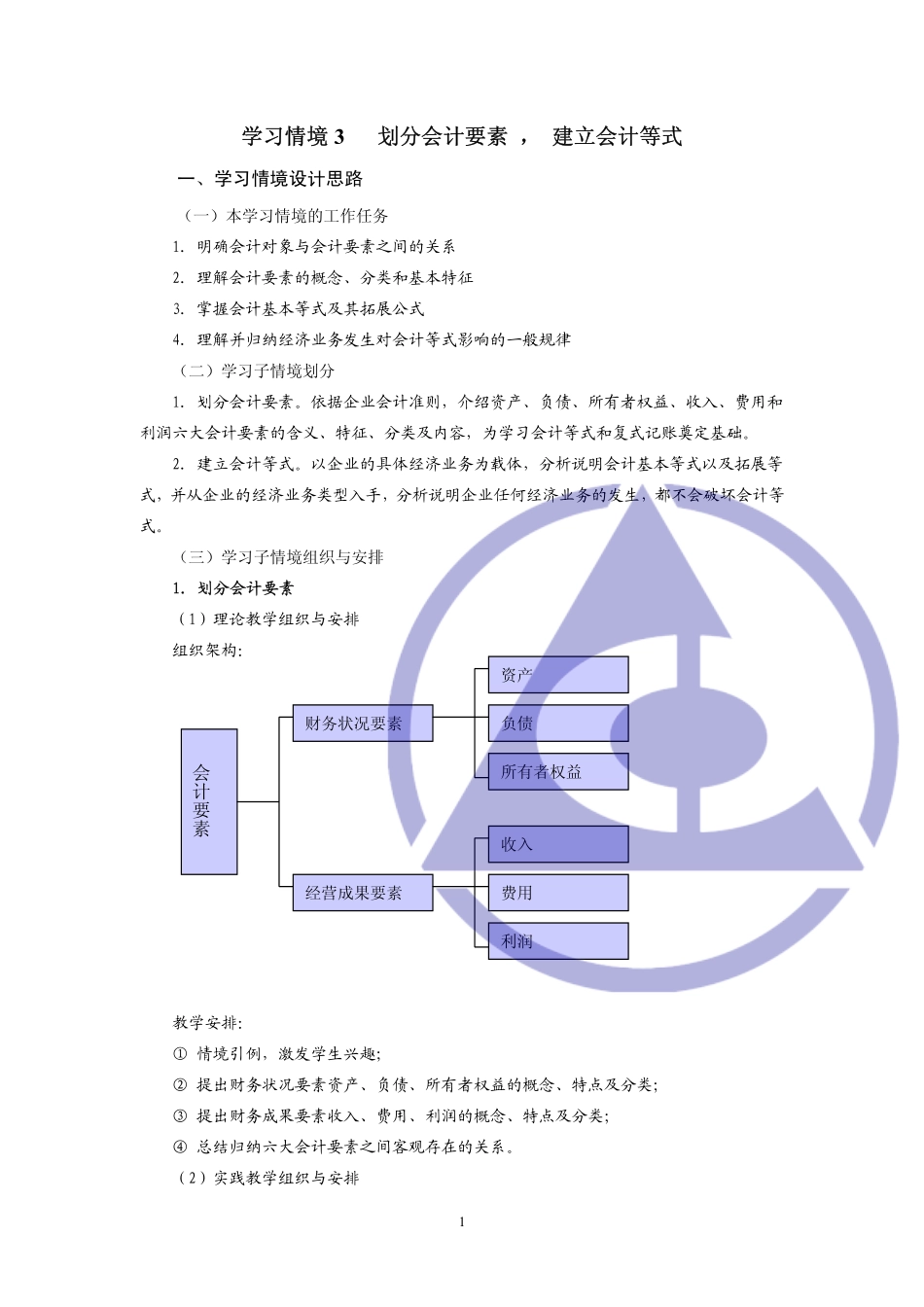 《会计职业基础》教师手册学习情境3.pdf_第1页