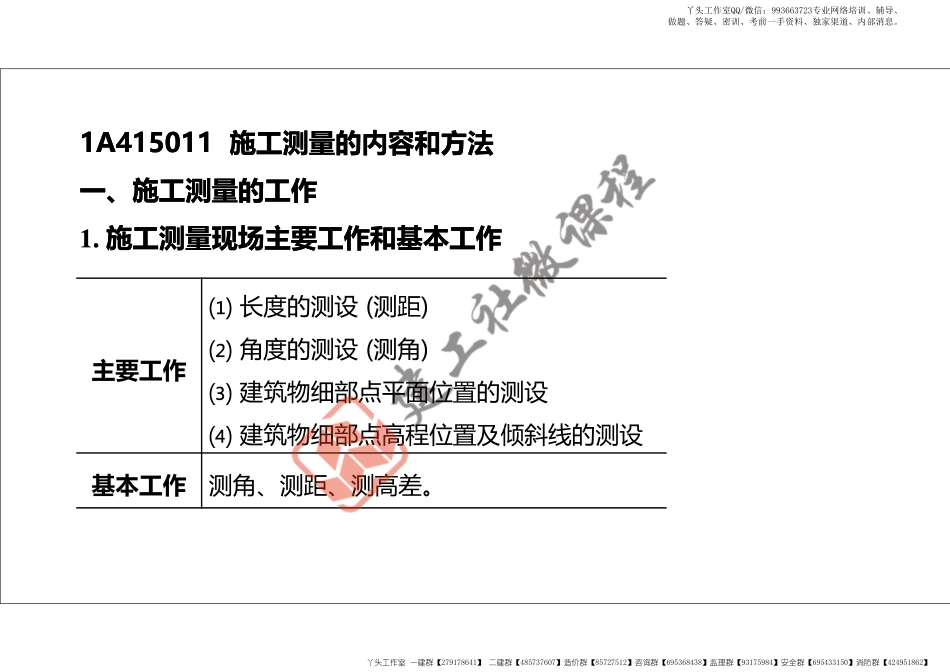 WM_2022年一建《建筑》精讲课程第05节-1A415010施工测量-打印版.pdf_第3页