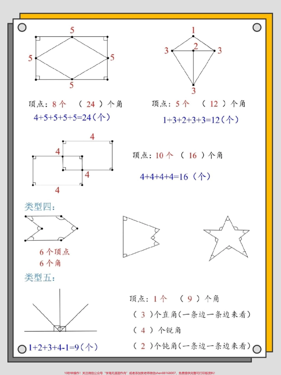 二年级上册数学数角的方法+练习#角的认识 #数学 #二年级上册数学 #二年级 #数角技巧.pdf_第3页
