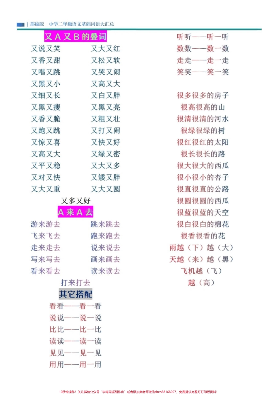 二年级上册语文期末复习必考基础词语积累汇总#家长收藏孩子受益 #学习 #小学知识点归纳.pdf_第3页