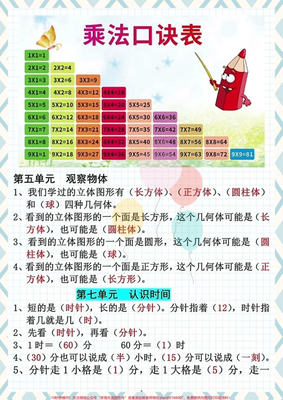 二年级数学上册必背公式#必考考点 #二年级数学上册 #必背公式 #学霸秘籍 #知识点总结.pdf_第3页