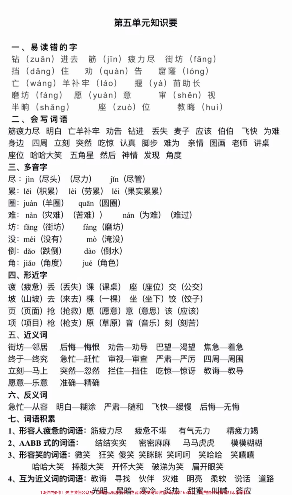二年级下册语文5-6单元必考知识点归纳总结#小学语文 #语文 #学习 #教育 #每天学习一点点.pdf_第1页