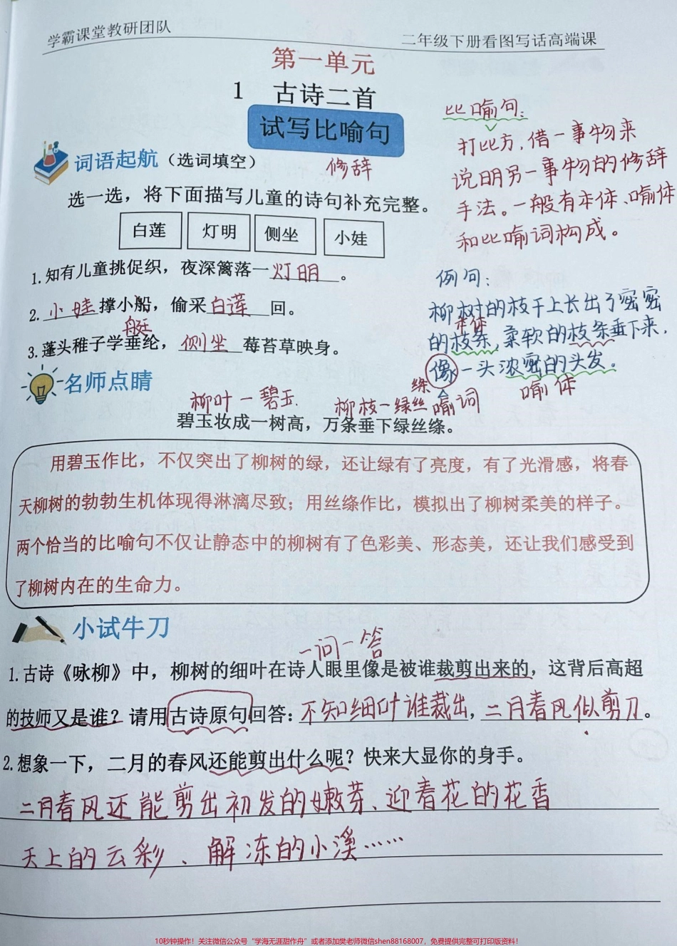 二下语文看图写话开课啦！二下常考看图写话美丽的春天#二年级语文.pdf_第2页