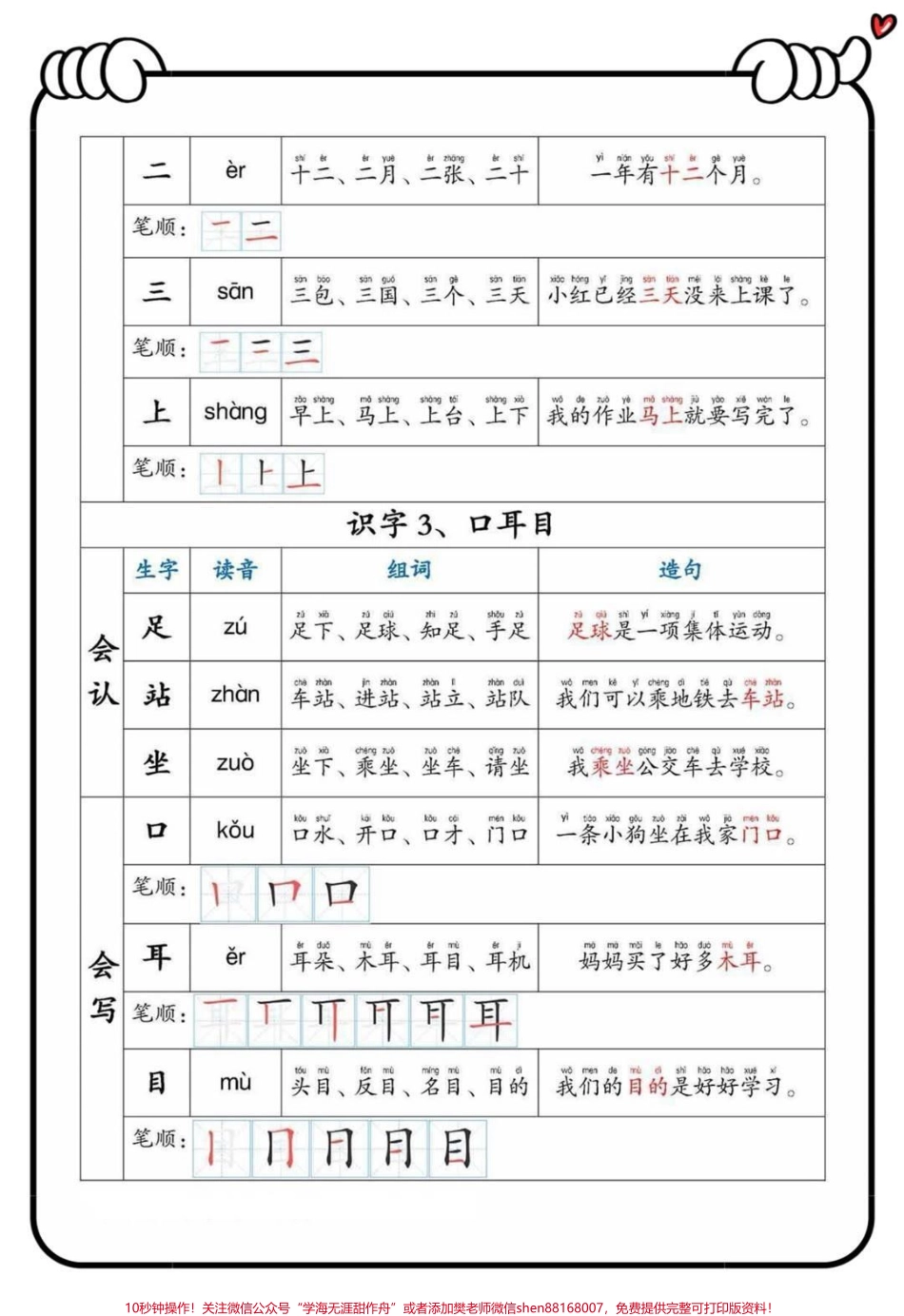 一年级生字组词造句#一年级语文 #生字组词 #造句 #必考考点 #知识点总结 @抖音小助手.pdf_第2页