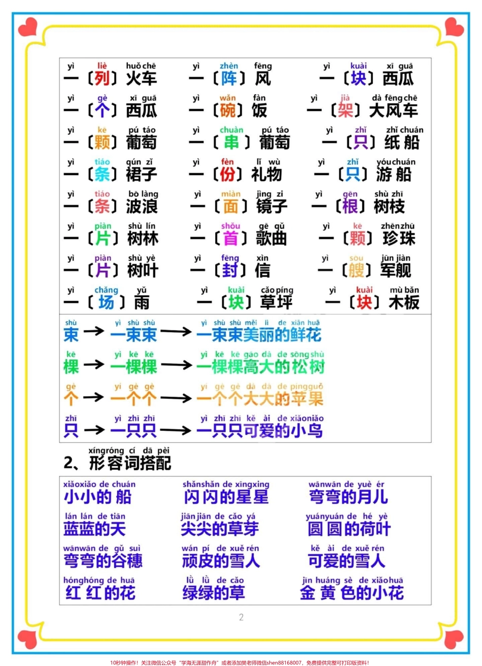 幼升小一年级语文上册词语积累#幼小衔接 #语文 #小学一年级语文 #词语积累 #幼升小.pdf_第3页