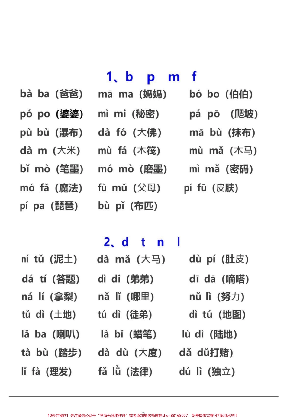 一年级新生读熟这些拼音开学就是班级学霸#知识点总结 #家长收藏孩子受益 #一年级 #教育 #干货.pdf_第1页