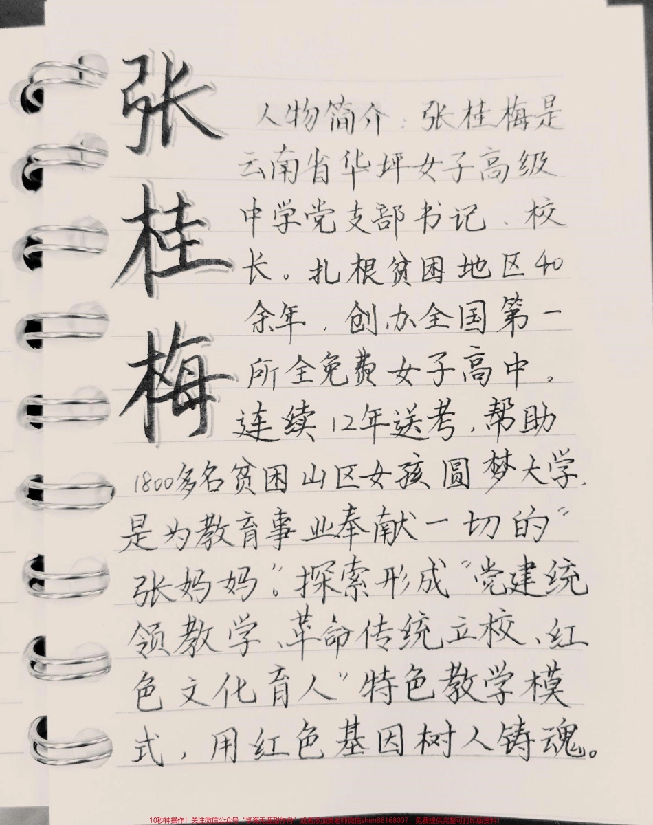 每天一个高分作文人物素材——张桂梅#作文 #作文素材 #素材分享 #图文伙伴计划 #抖音图文来了.pdf_第1页