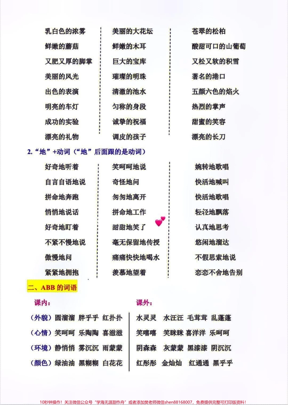 三年级上册语文词语归类汇总大全#每天学习一点点 #教育 #家长收藏孩子受益 #小学语文资料分享 #小学知识点归纳.pdf_第2页