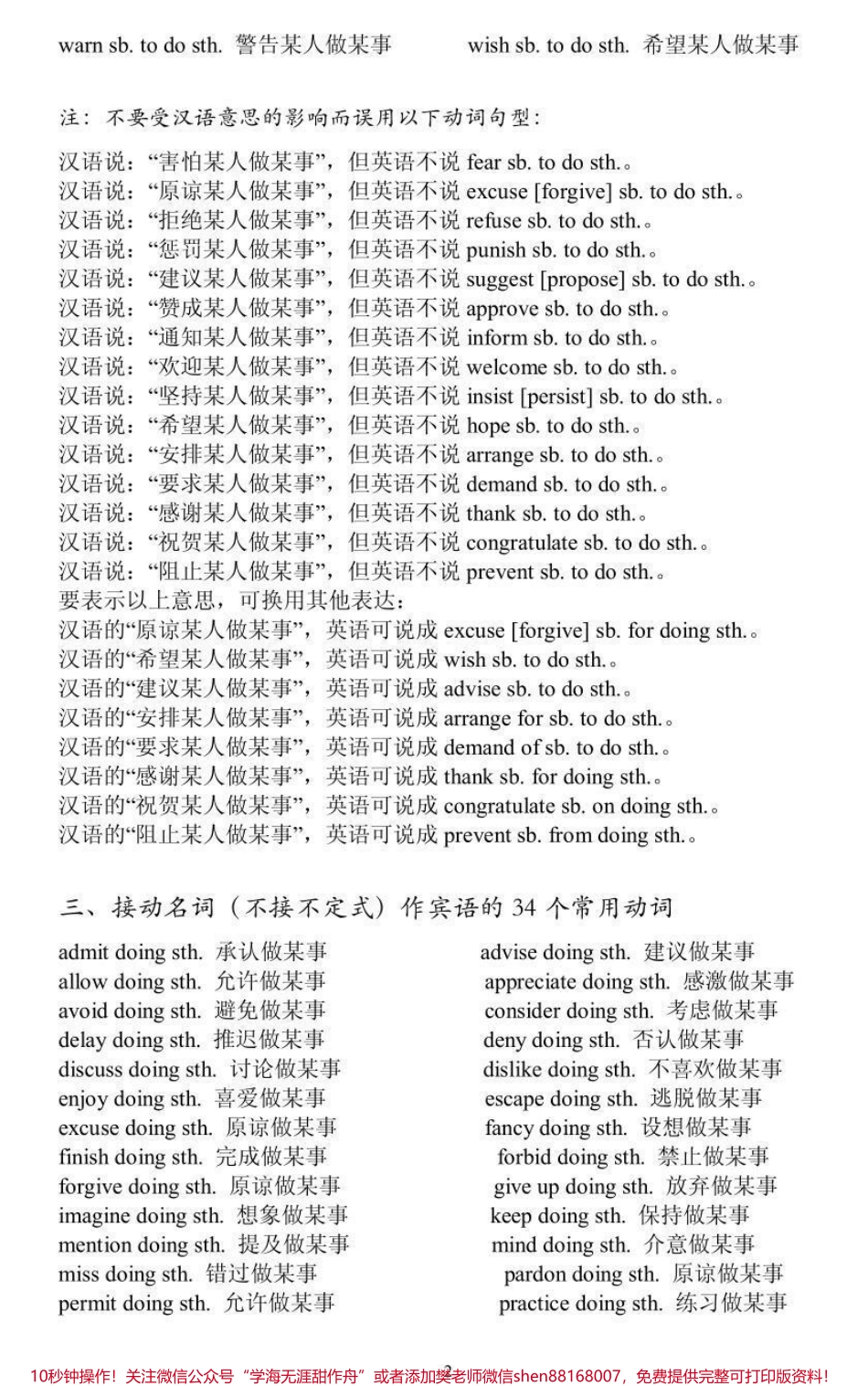 高中英语词组固定搭配都在这里了都是常考常用的刷到这个就代表上天提醒你该背单词了#英语 #高中英语 #知识点总结 #每天学习一点点 #图文伙伴计划.pdf_第2页