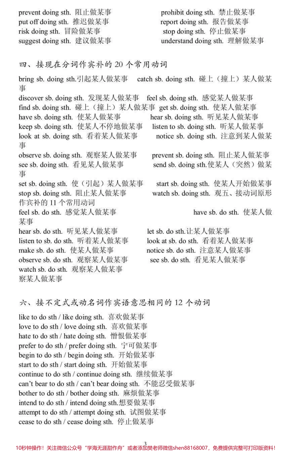 高中英语词组固定搭配都在这里了都是常考常用的刷到这个就代表上天提醒你该背单词了#英语 #高中英语 #知识点总结 #每天学习一点点 #图文伙伴计划.pdf_第3页