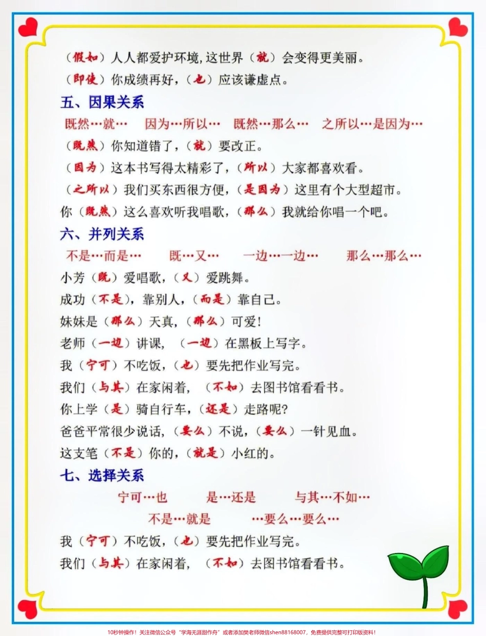 三年级语文上册关联词专项训练#关注我持续更新小学知识 #知识点总结 #暑假预习 #小学语文 #小学知识点归纳 @抖音小助手 @抖音创作者中心 @抖音来客官方助推官.pdf_第2页