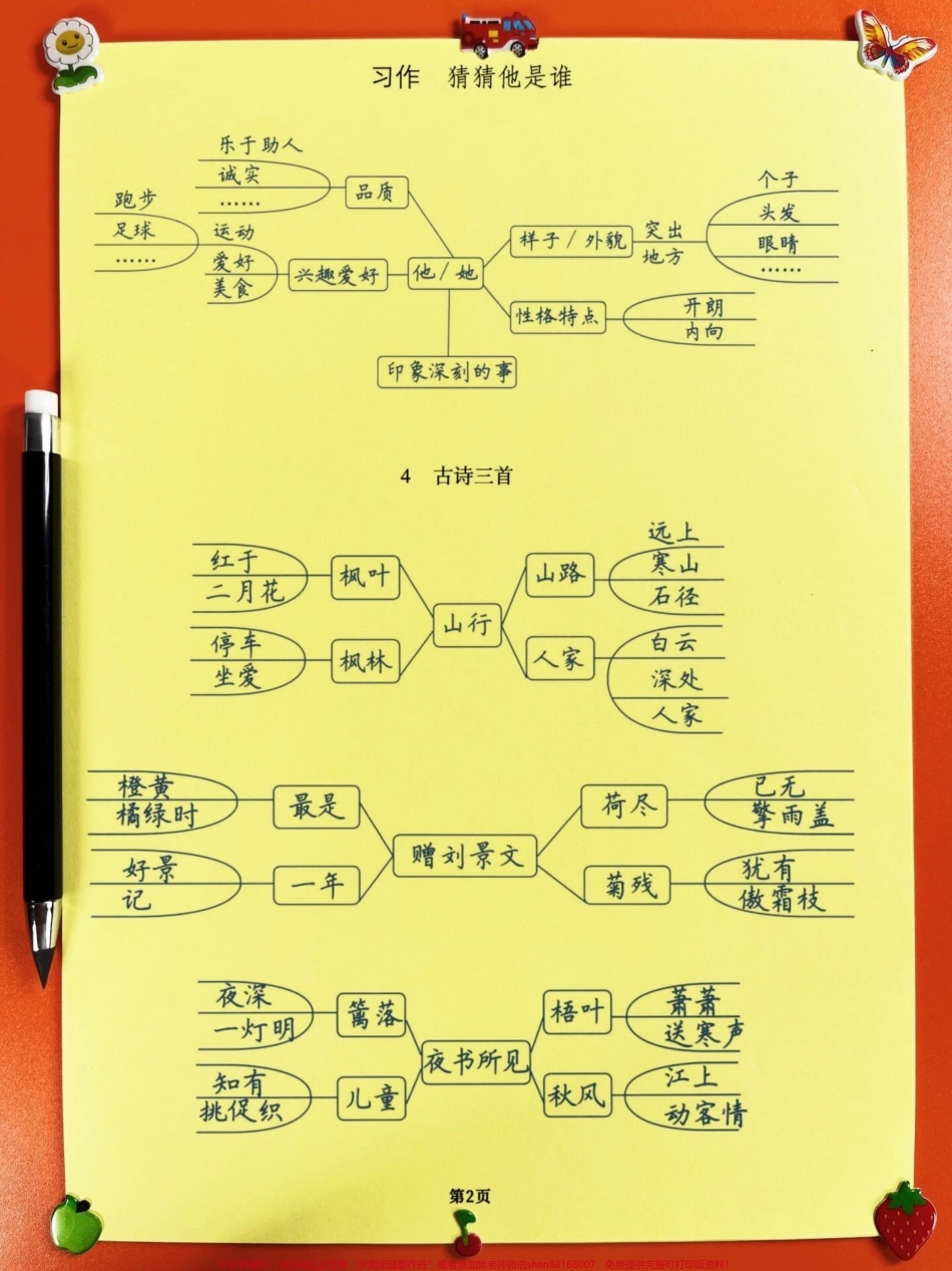 三年级上册语文每课导图一览表（全）预习复习提分用老师精心整理家长给孩子打印出来学习一下！#二升三 #三年级语文 #三年级语文学习导图.pdf_第3页