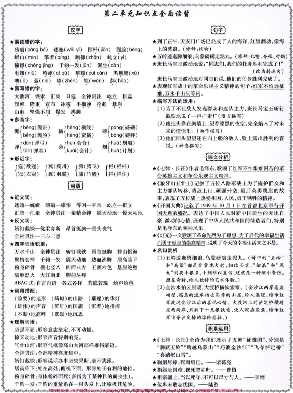 六年级语文上册知识点总结#关注我持续更新小学知识 #知识点总结 #小学语文 #小学语文必考知识点盘点 #期末复习 @抖音小助手 @抖音创作者中心 @抖音热点宝 @抖音广告助手.pdf_第2页