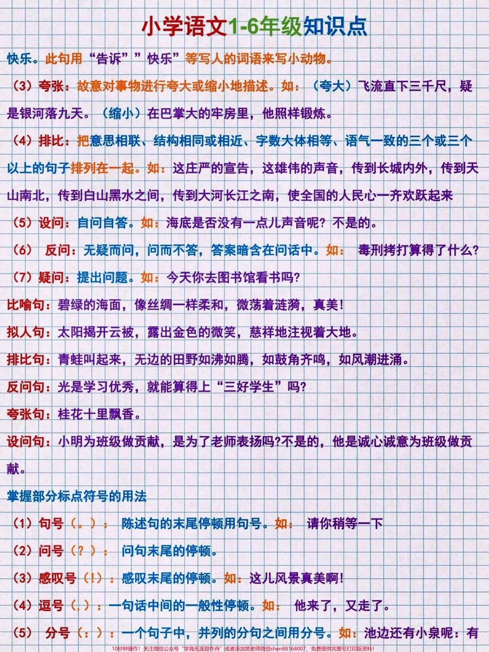 1-6年级语文高频考点总结#关注我持续更新小学知识 #知识点总结 #学习资料分享 #小学语文 #小学语文知识点 @抖音小助手 @抖音热点宝 @抖音创作者中心 @抖音广告助手.pdf_第2页