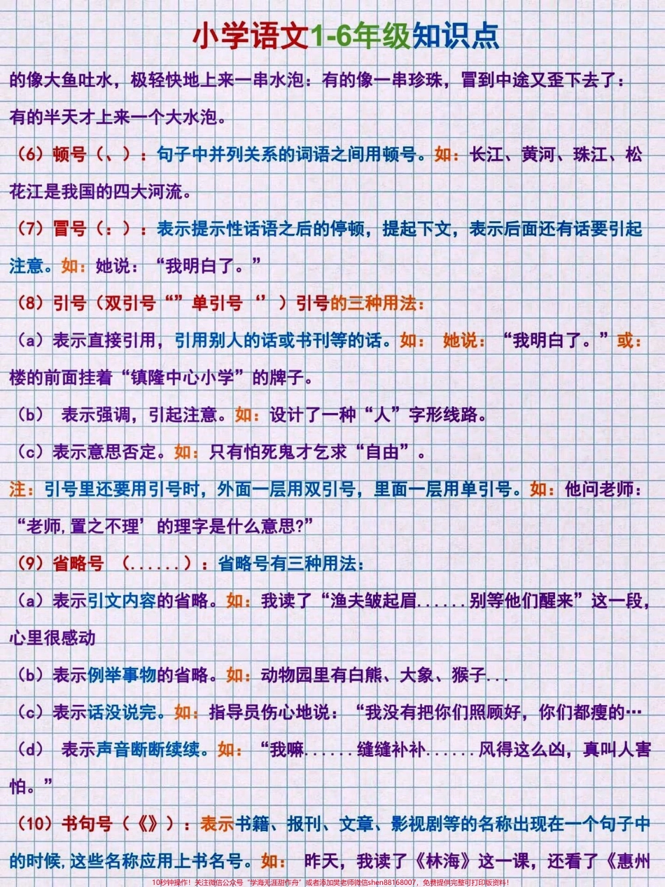 1-6年级语文高频考点总结#关注我持续更新小学知识 #知识点总结 #学习资料分享 #小学语文 #小学语文知识点 @抖音小助手 @抖音热点宝 @抖音创作者中心 @抖音广告助手.pdf_第3页