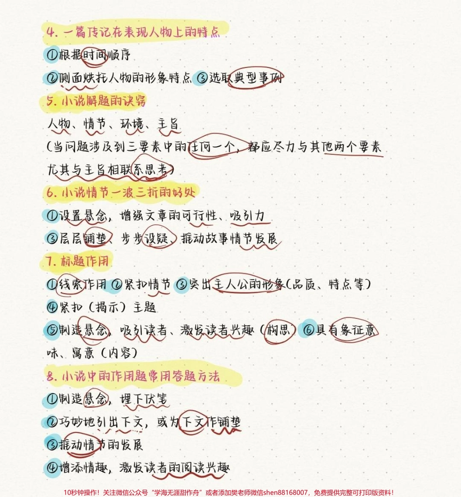 把这份答题技巧反复多看几遍对你语文考试有莫大的帮助看见了别直接划走啦#语文 #答题技巧 #知识点总结 #图文伙伴计划 #抖音图文来了.pdf_第2页