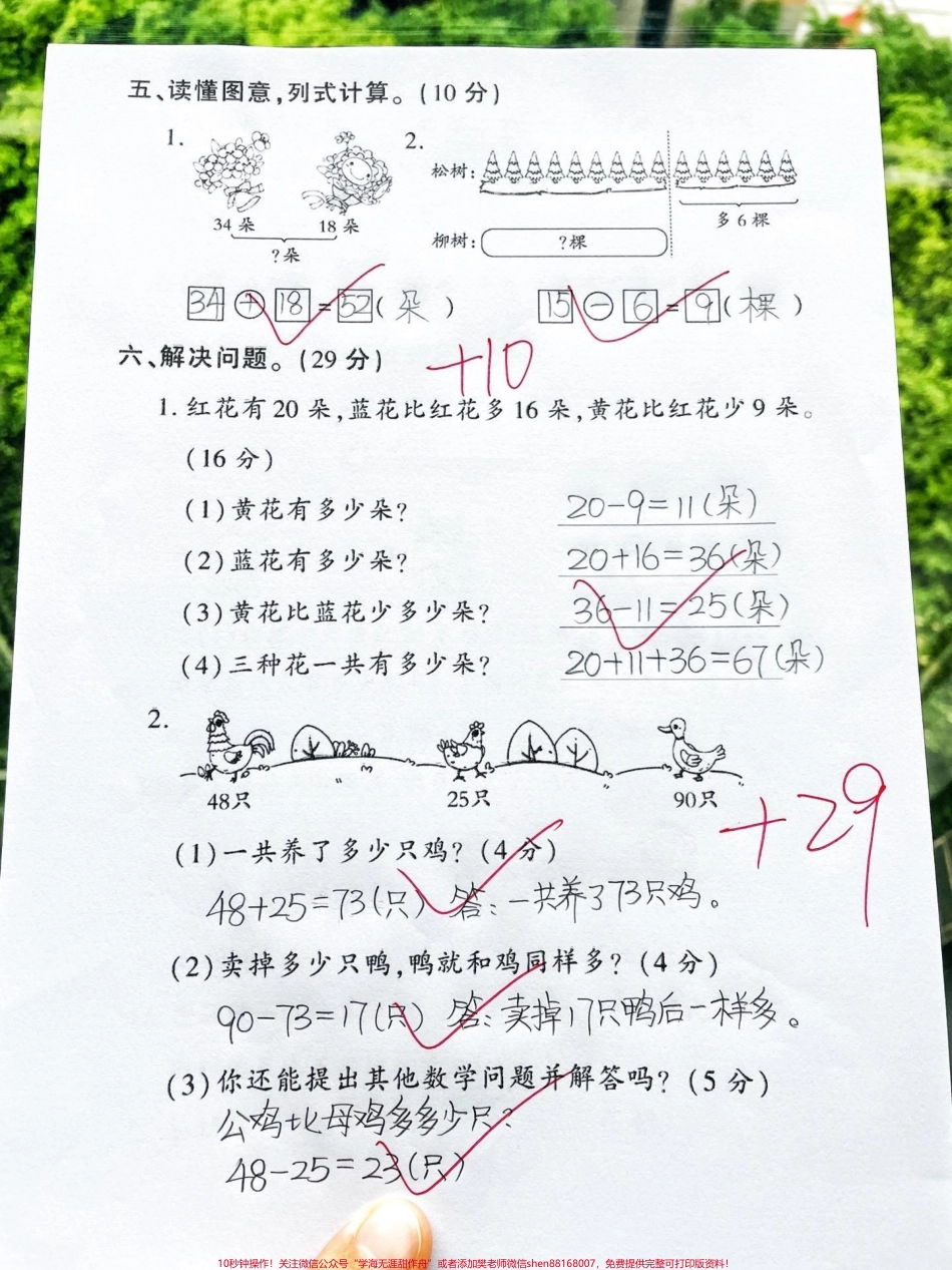 二年级上册数学第二单元综合测试卷‼️二年级数学上册第二单元综合检测卷来啦‼️#二年级上册数学 #二年级数学 #图文种草机 #单元测试卷 #二年级数学上册@DOU+小助手.pdf_第3页